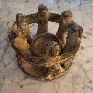 Terracotta votive holder, EUC 5x2